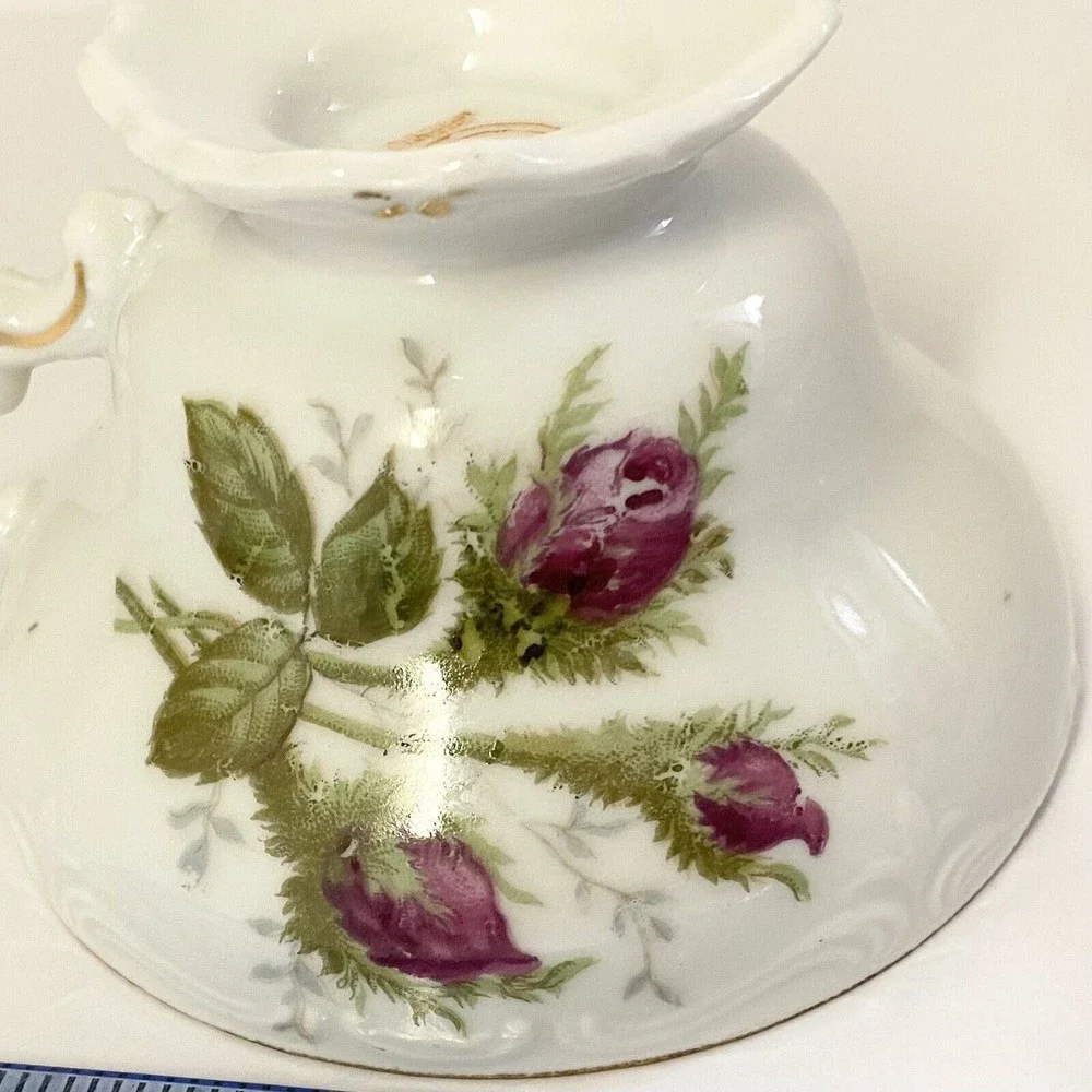 Vintage Rose China Made in Japan‎ Cup and Saucer Set